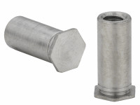 Blind Threaded Standoff, Wide Body Ø5.39mm For Inst Into Stainless Steel