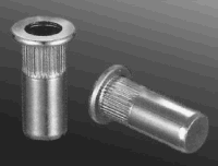 M5 Steel Large Flange Closed End Grip 0.5-3.0mm Hole 7.0mm