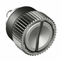 Captive Screw Flare In Knurled Styled Knob