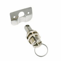 Padlockable Pin Latch, Stainless Steel