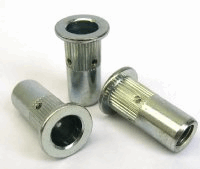 M8 Steel Large Flange Knurled BCT Rivet Nut. This part is now obsolete, when it's gone, it's gone
