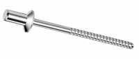 Open Rivet Aluminium/Steel 3.0 X 8 Grip 3.5-5.0mm, Countersunk Head