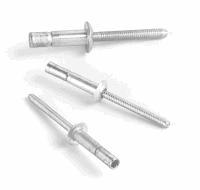 02717-00617 Monobolt 316 Stainless Dome Head,  4.8 Dia Grip 1.63-11.10mm