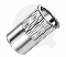 Rivetnut Alu open M8  Grip 0.5-3.0mm, Small Head  